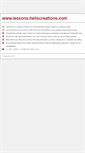 Mobile Screenshot of lessons.heliscreations.com